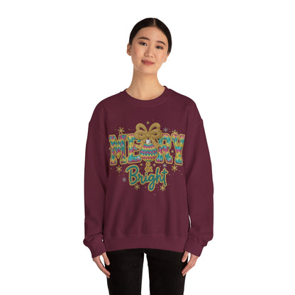 Yarn Merry Christmas Unisex Heavy Blend™ Crewneck Sweatshirt