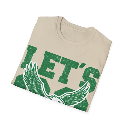 Let's Go unisex Softstyle T-Shirt - Perfect for Game Day