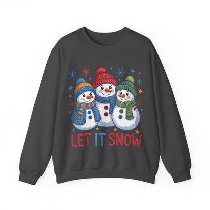 Let it Snow Unisex Heavy Blend™ Crewneck Sweatshirt