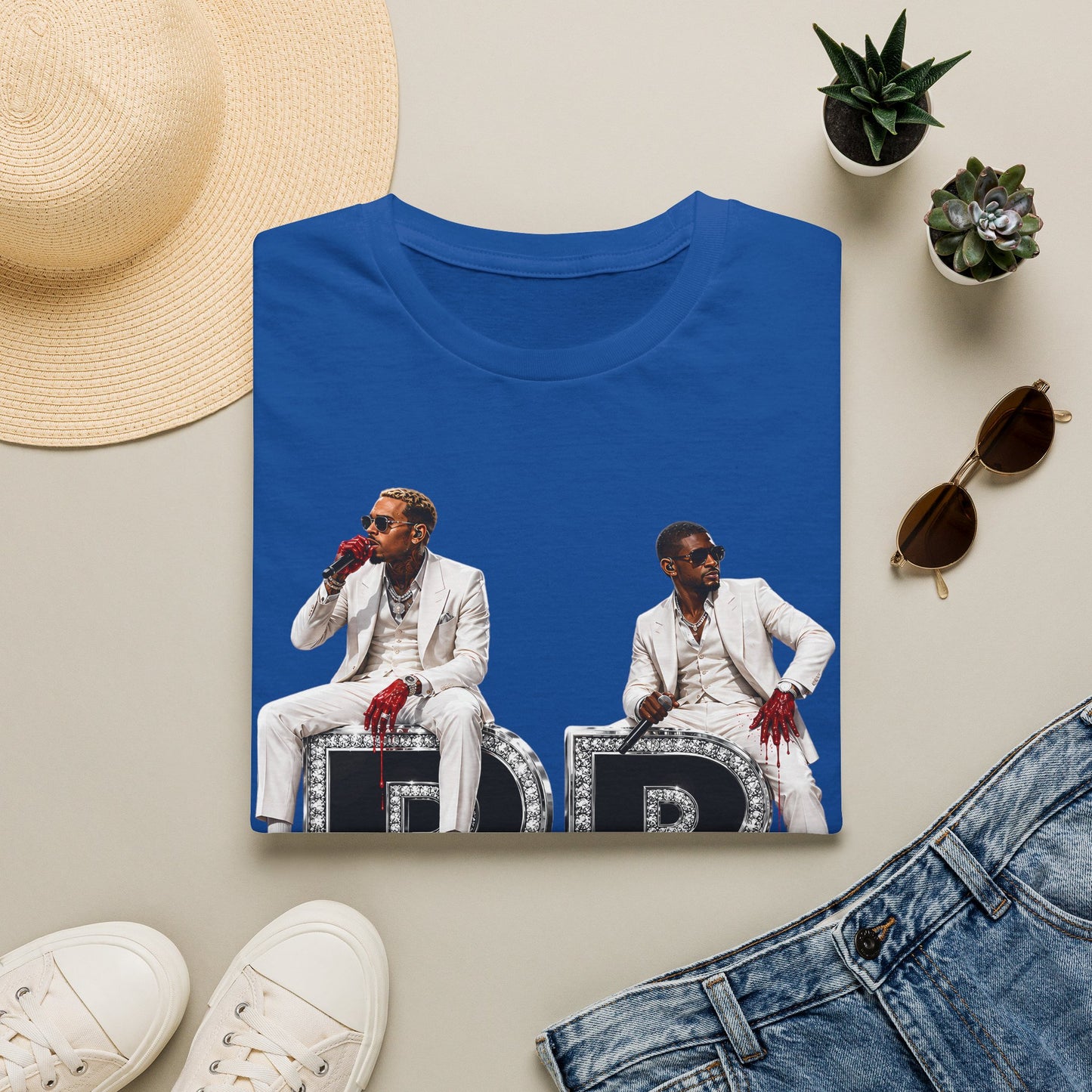 R & B Usher, Chris Unisex Softstyle T-Shirt