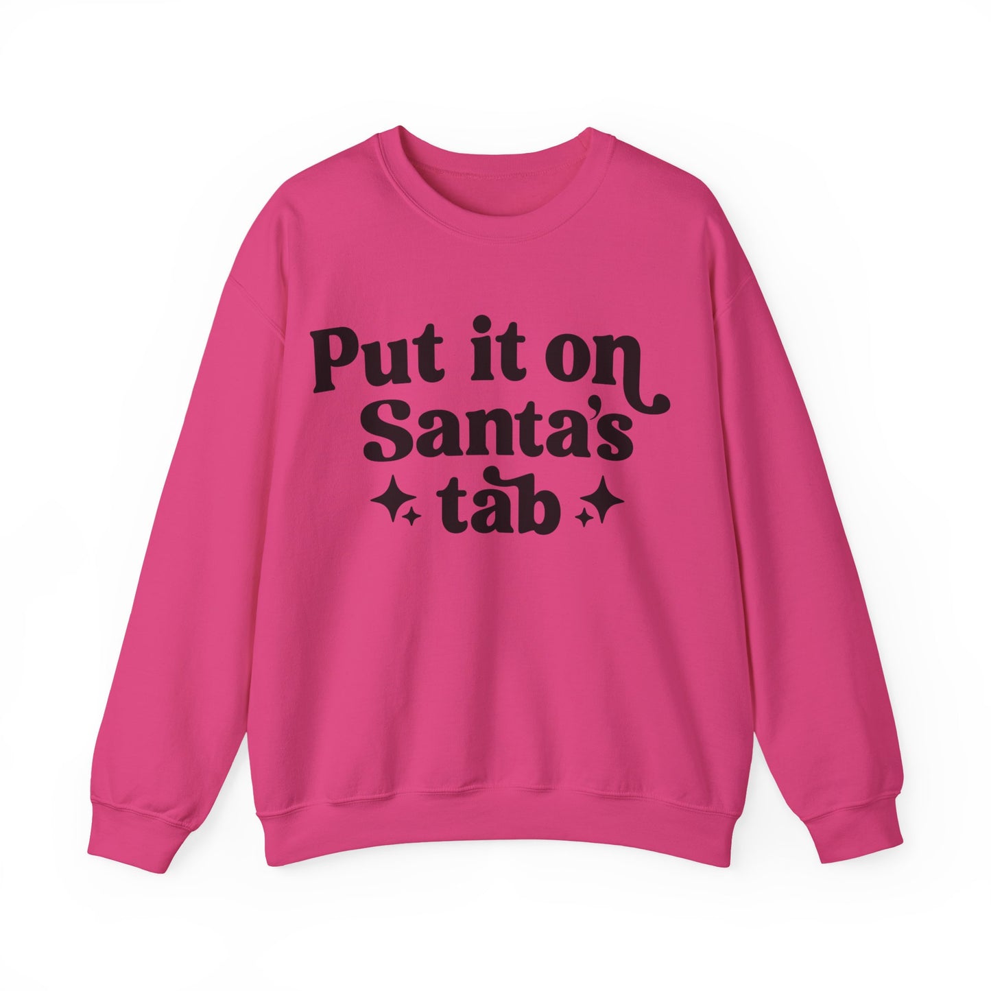 Put it on Sant's Tab Unisex Heavy Blend™ Crewneck Sweatshirt