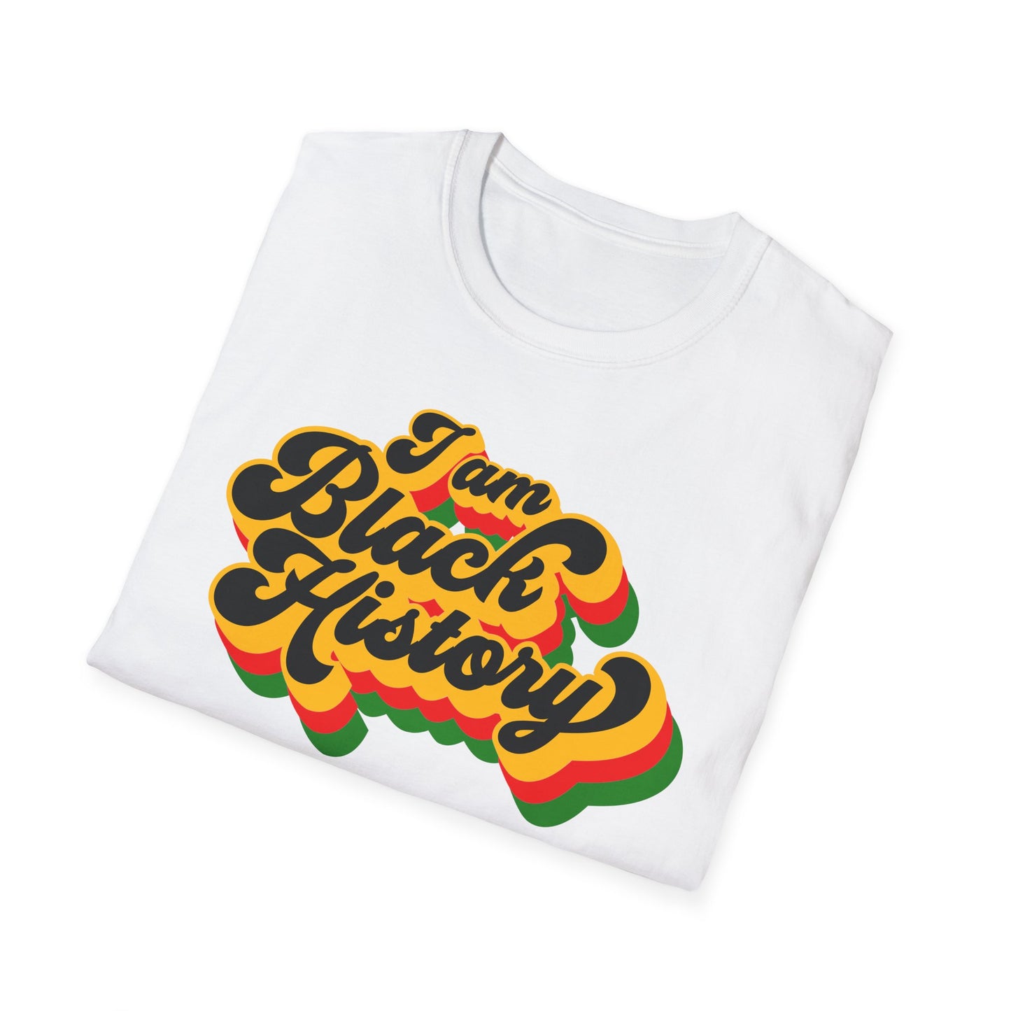 I am black history Unisex Softstyle T-Shirt