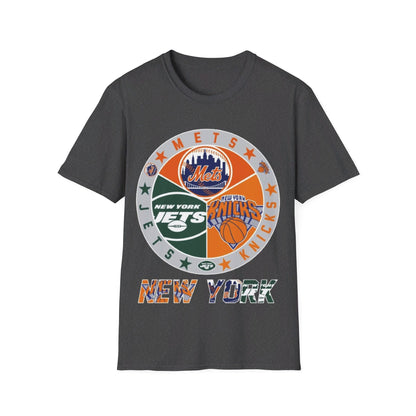 Sports teams nym nyk nyj Unisex Softstyle T-Shirt
