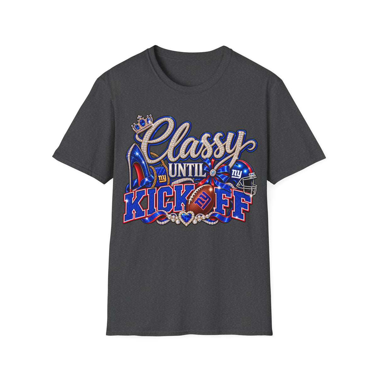 Classy until kickoff, ny Unisex Softstyle T-Shirt