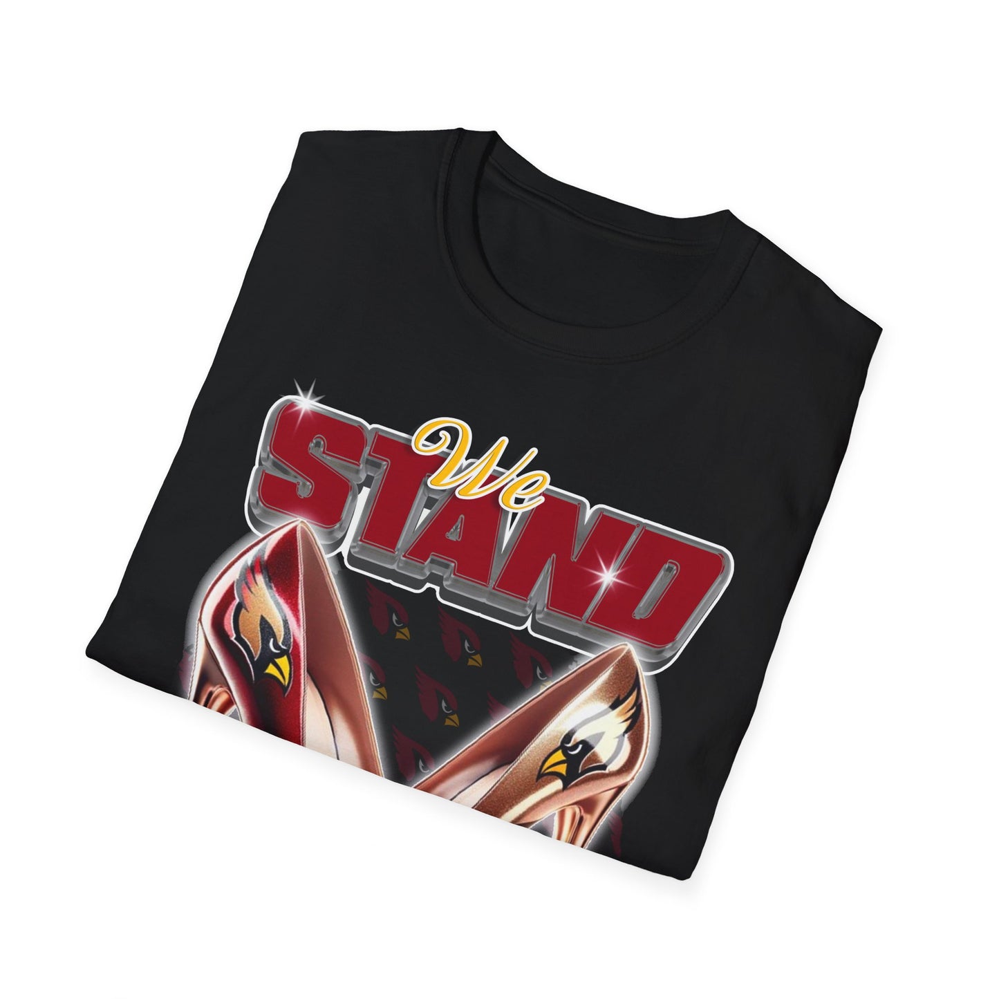 Stand on Business card Unisex Softstyle T-Shirt