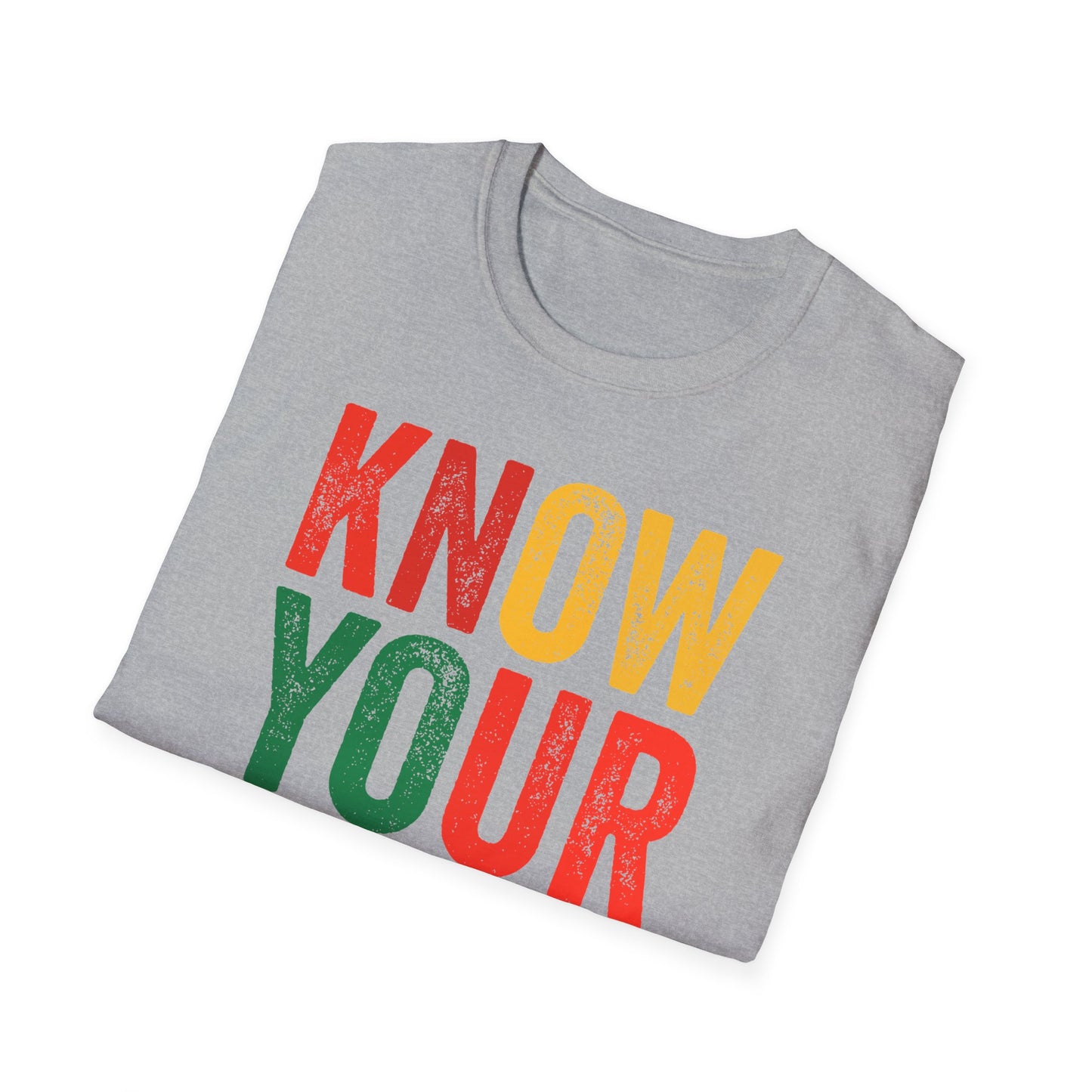 Know your own history Unisex Softstyle T-Shirt