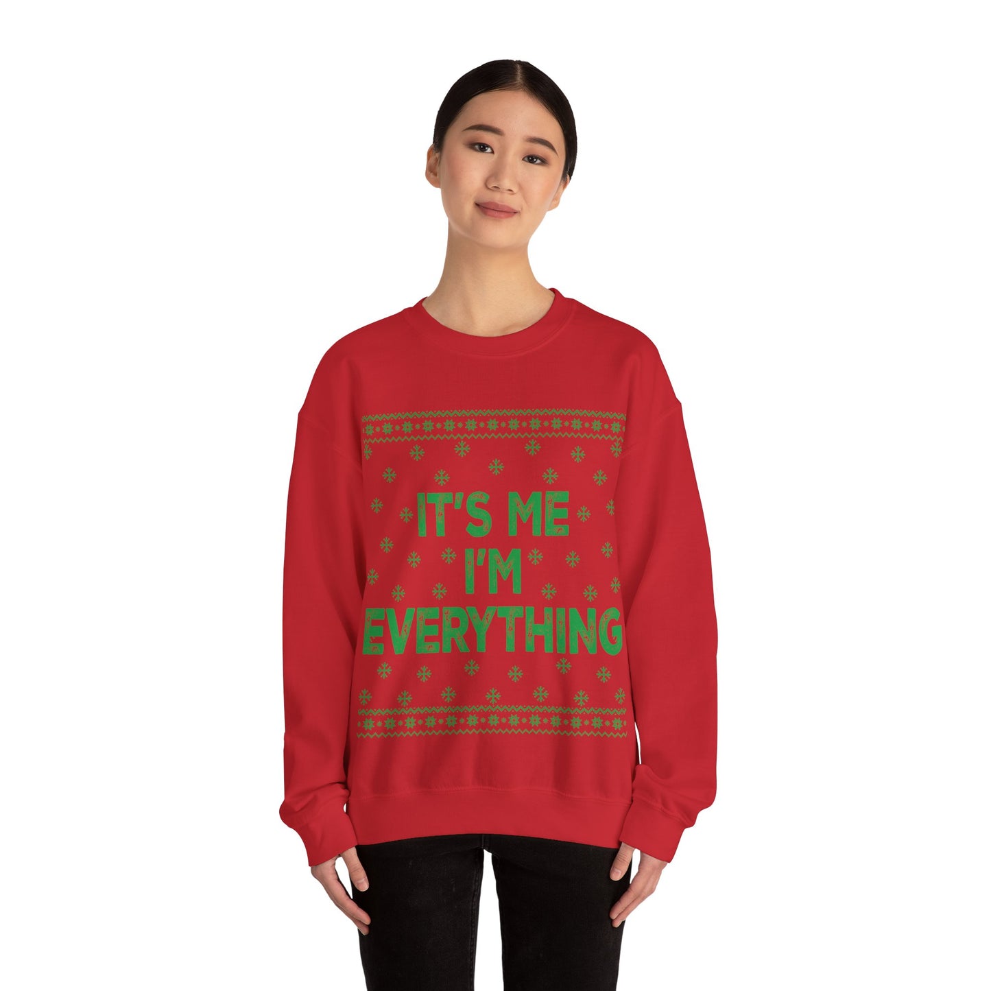 It's me, I'm everything green Unisex Heavy Blend™ Crewneck Sweatshirt