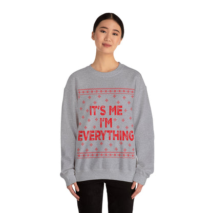 It's me, I'm everything red Unisex Heavy Blend™ Crewneck Sweatshirt