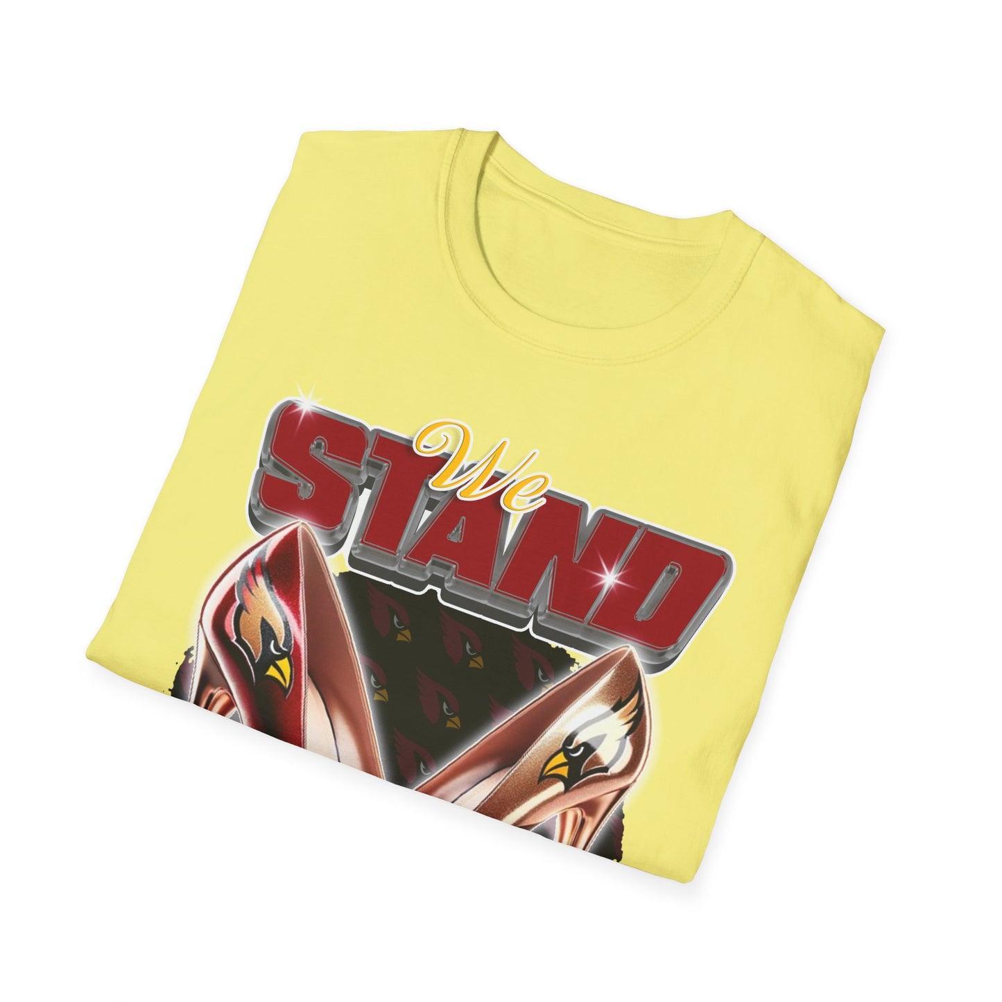 Stand on Business card Unisex Softstyle T-Shirt