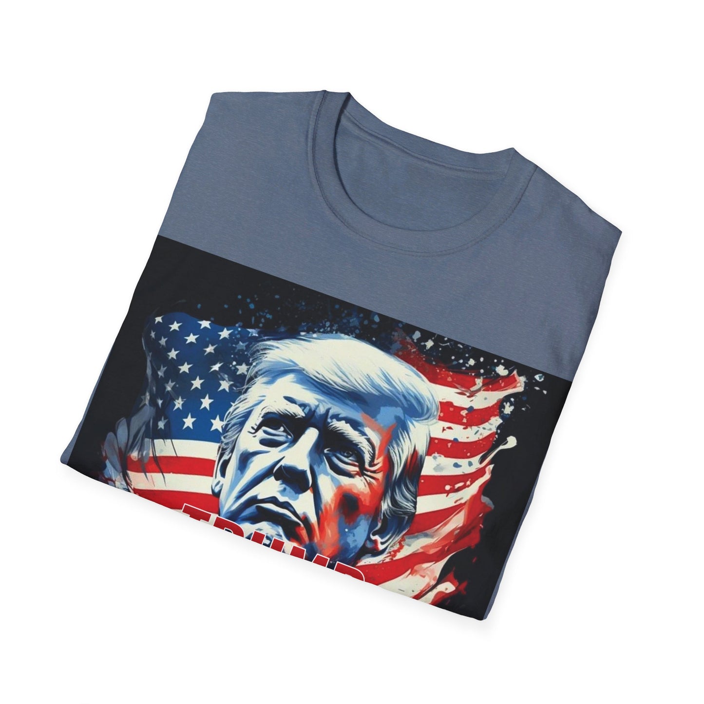 Trump 2024 no more BS Unisex Softstyle T-Shirt