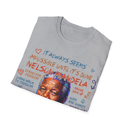 Nelson Mandela Unisex Softstyle T-Shirt