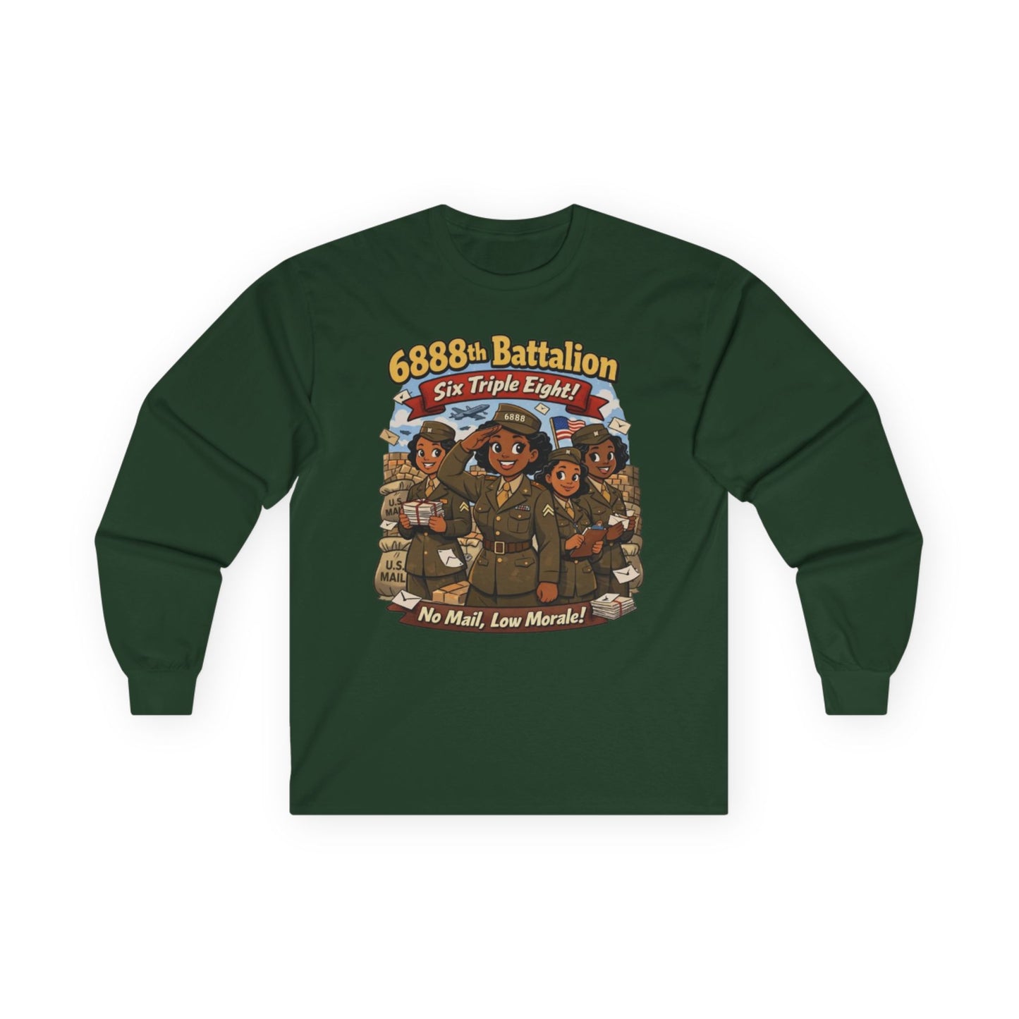 6888th Batallion Unisex Ultra Cotton Long Sleeve Tee