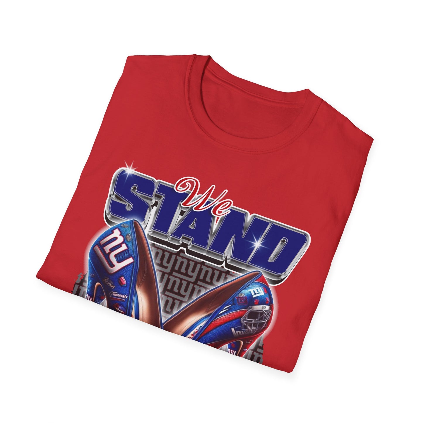 We stand on business Unisex Softstyle T-Shirt