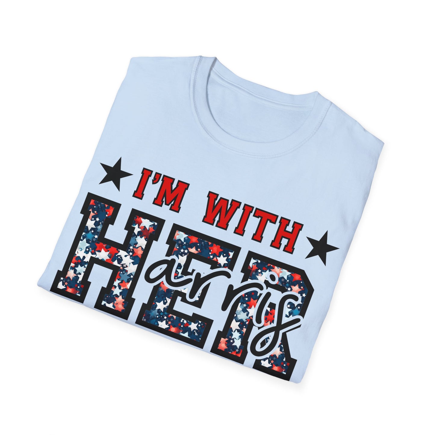 I'm with her Unisex Softstyle T-Shirt