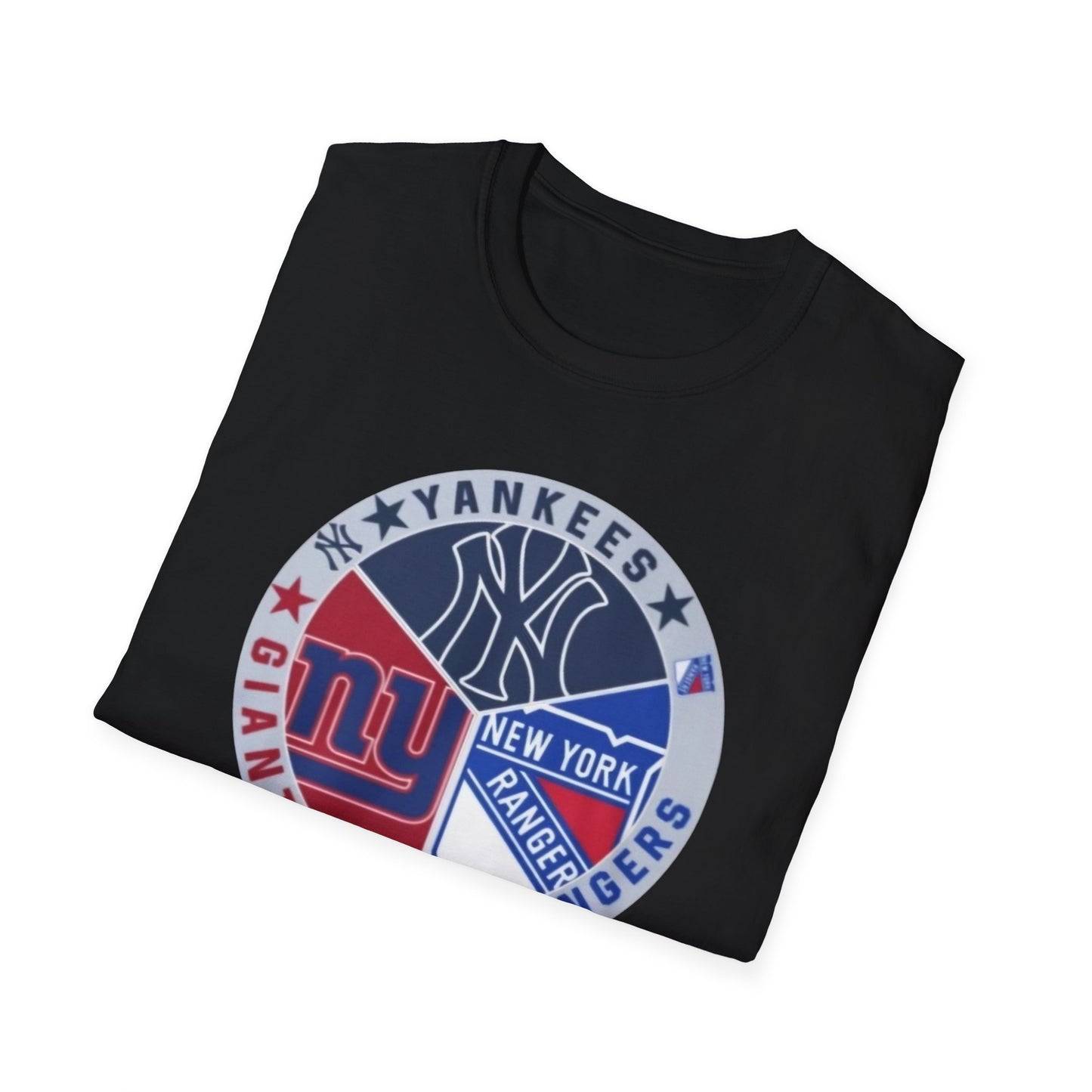 New York sports teams nyy nyg nyr Unisex Softstyle T-Shirt