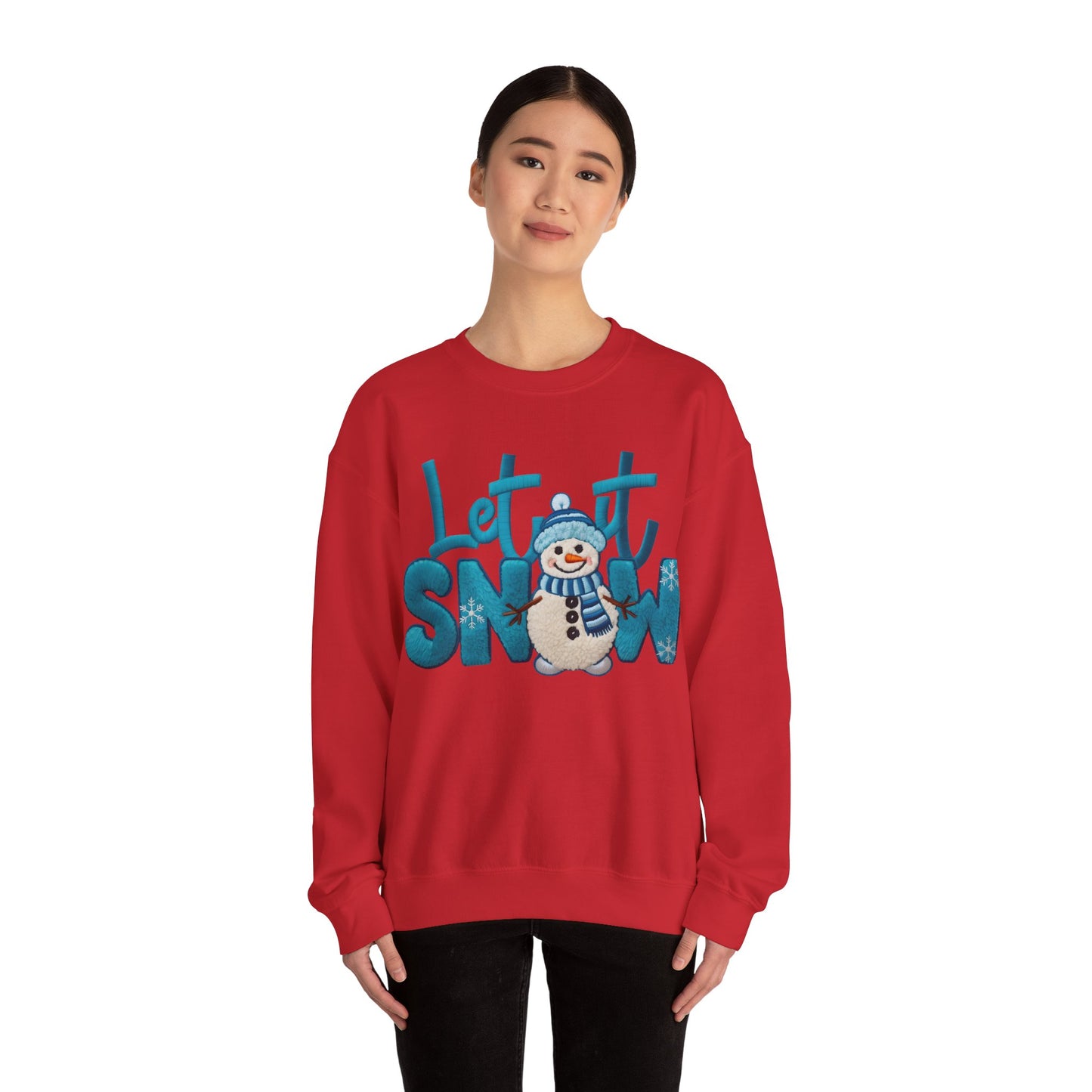 Let it Snow Unisex Heavy Blend™ Crewneck Sweatshirt