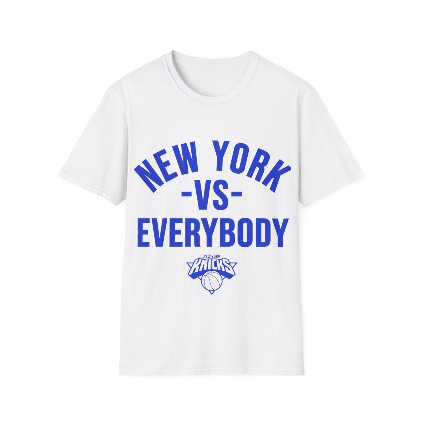 New York vs Everybody Blue Unisex Softstyle T-Shirt