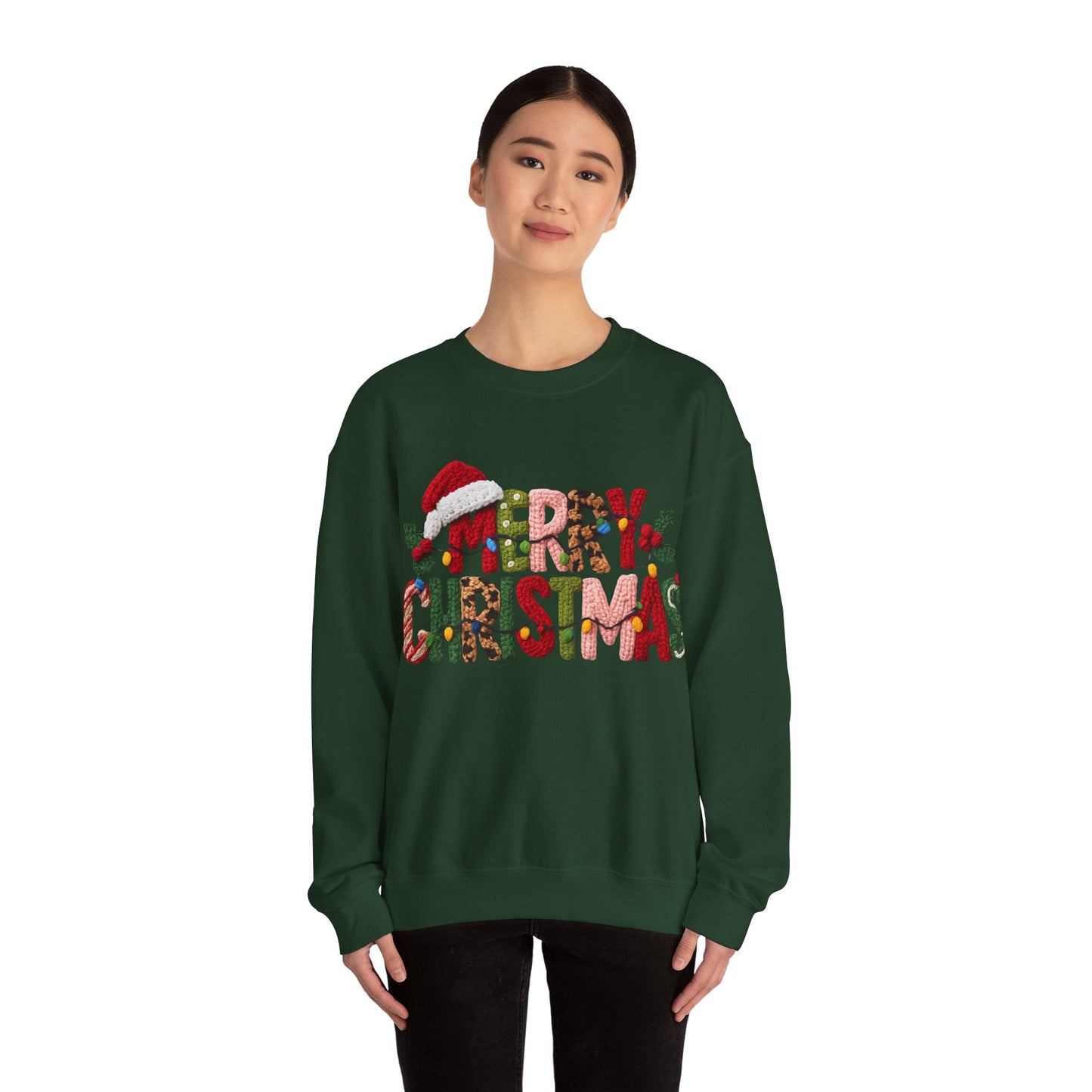 Merry Christmas, yarn Unisex Heavy Blend™ Crewneck Sweatshirt
