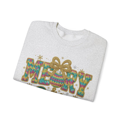 Yarn Merry Christmas Unisex Heavy Blend™ Crewneck Sweatshirt