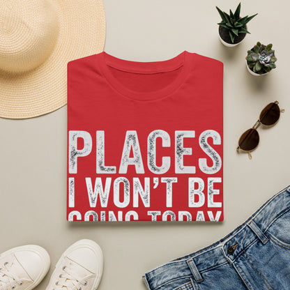 Places I won't be going Unisex Softstyle T-Shirt