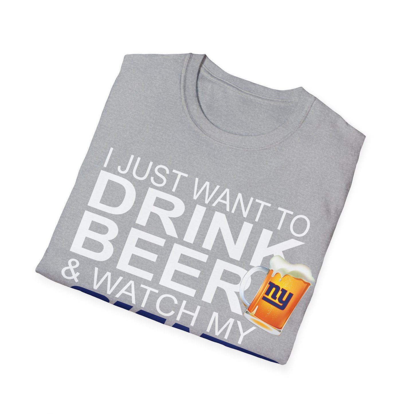 Drink beer ny Unisex Softstyle T-Shirt