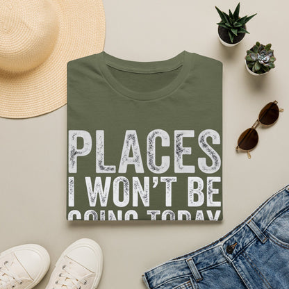 Places I won't be going Unisex Softstyle T-Shirt