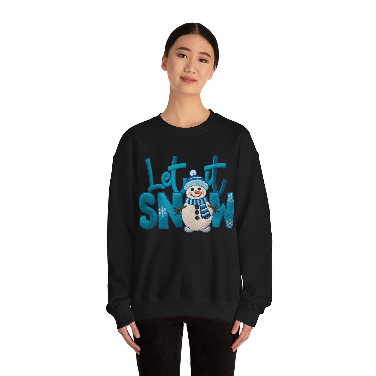 Let it Snow Unisex Heavy Blend™ Crewneck Sweatshirt