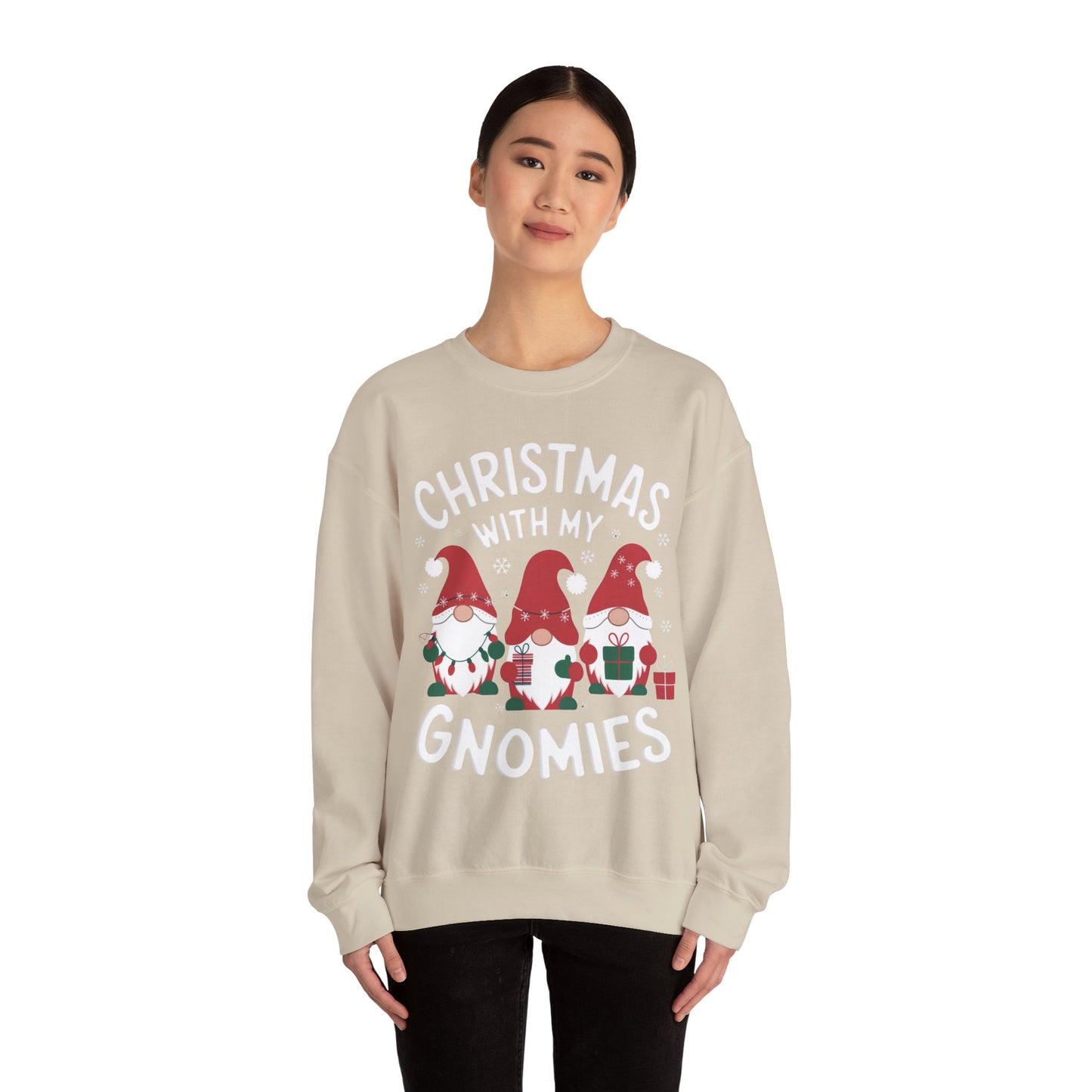 Christmas with my Gnomies Unisex Heavy Blend™ Crewneck Sweatshirt