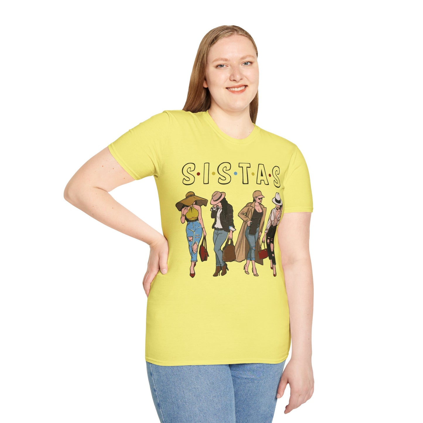 Caucasian sistas Unisex Softstyle T-Shirt