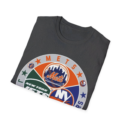 NY teams nyj nyi nym Unisex Softstyle T-Shirt