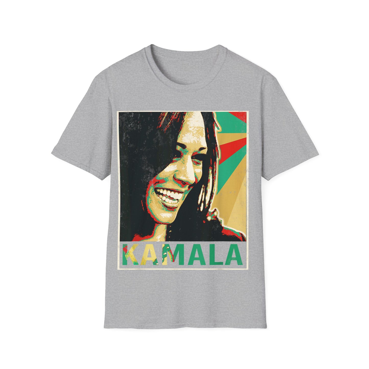 Kamala portrait Unisex Softstyle T-Shirt