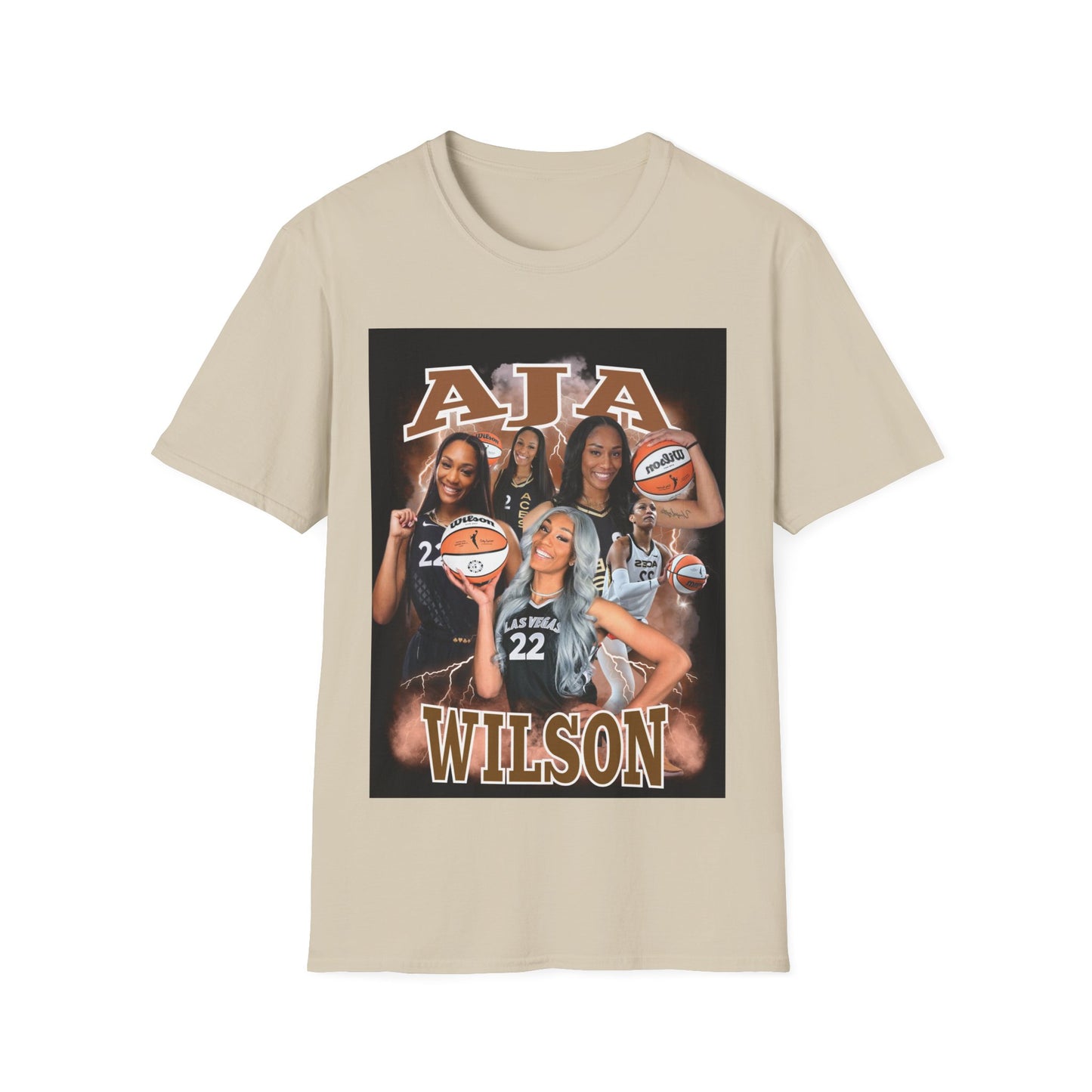 A wilson collage, dark Unisex Softstyle T-Shirt