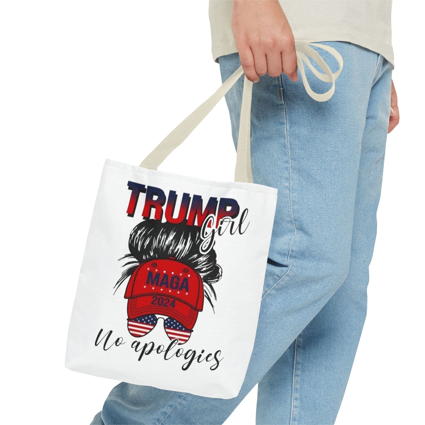 Trump Girl Tote Bag (AOP)