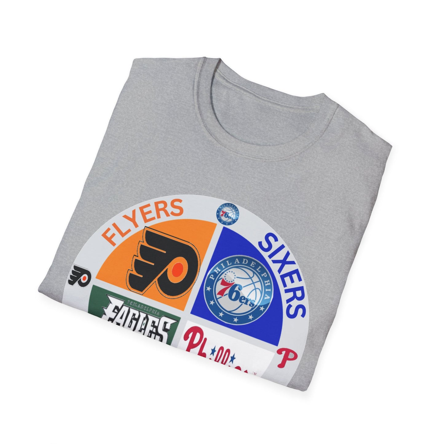 Sports Collage Philly Unisex Softstyle T-Shirt