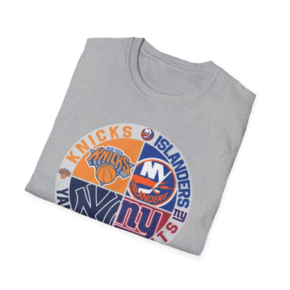 New York sports teams nyk nyi nyg nyy Unisex Softstyle T-Shirt