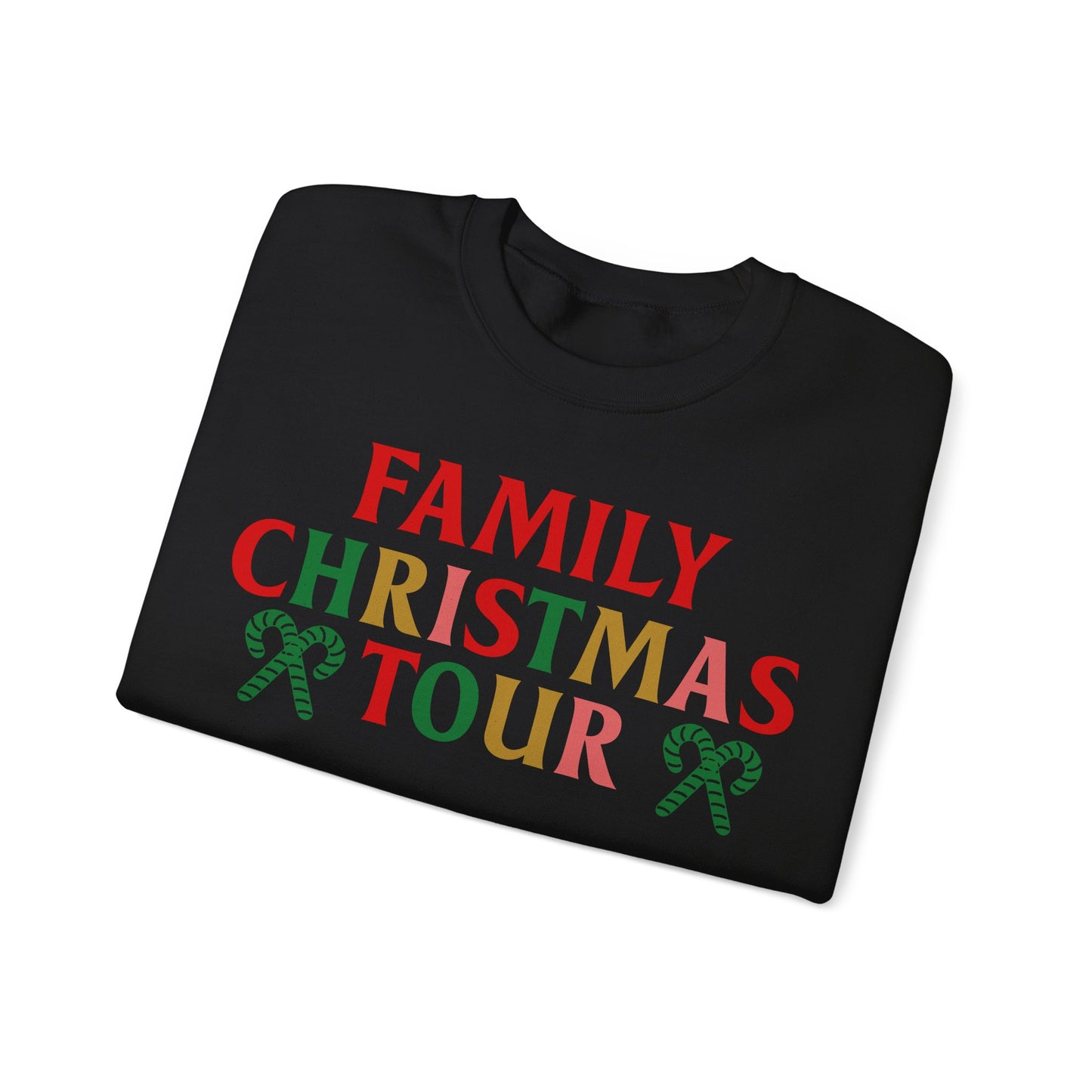 Family Christmas Tour 2024 Unisex Heavy Blend™ Crewneck Sweatshirt