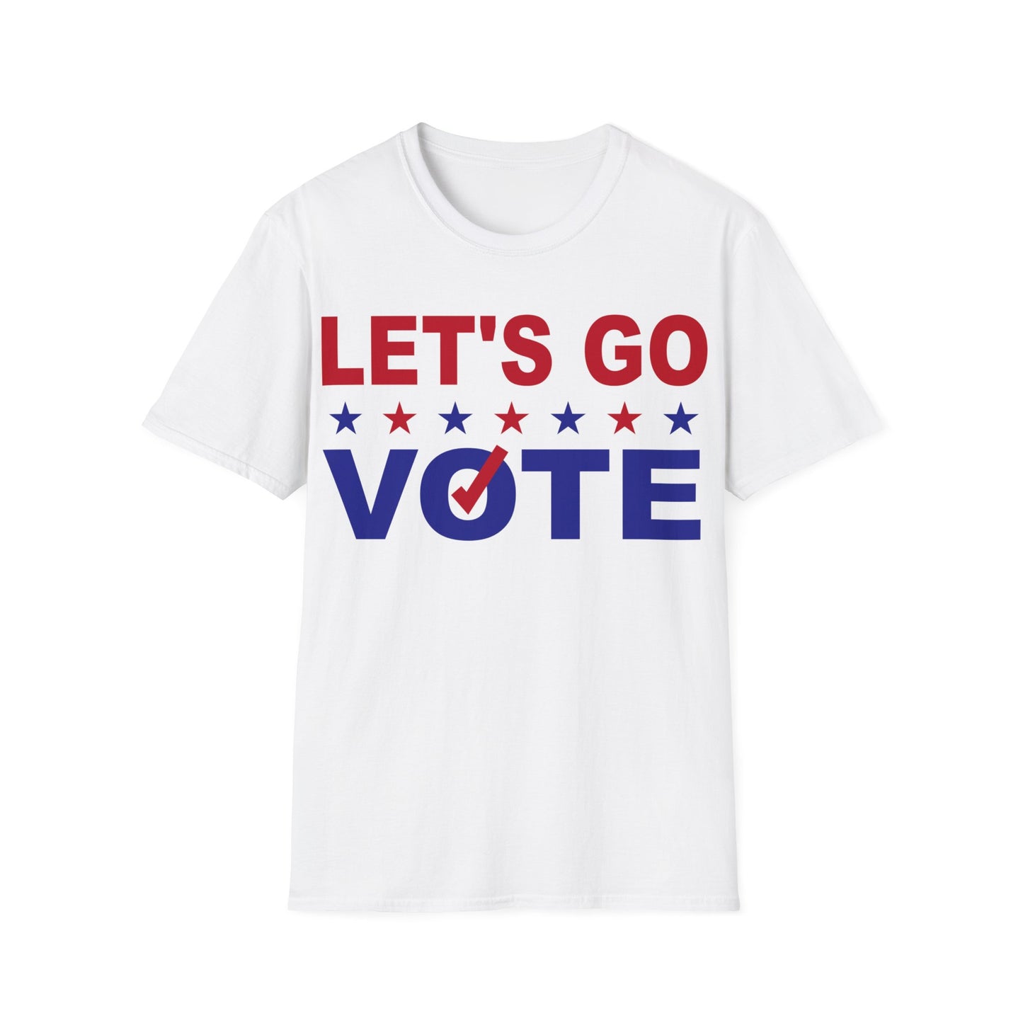 Let's go vote Unisex Softstyle T-Shirt