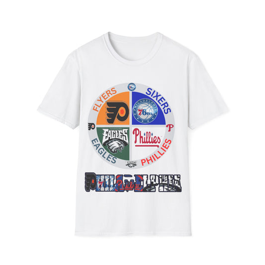 Philadelphia sports teams Unisex Softstyle T-Shirt
