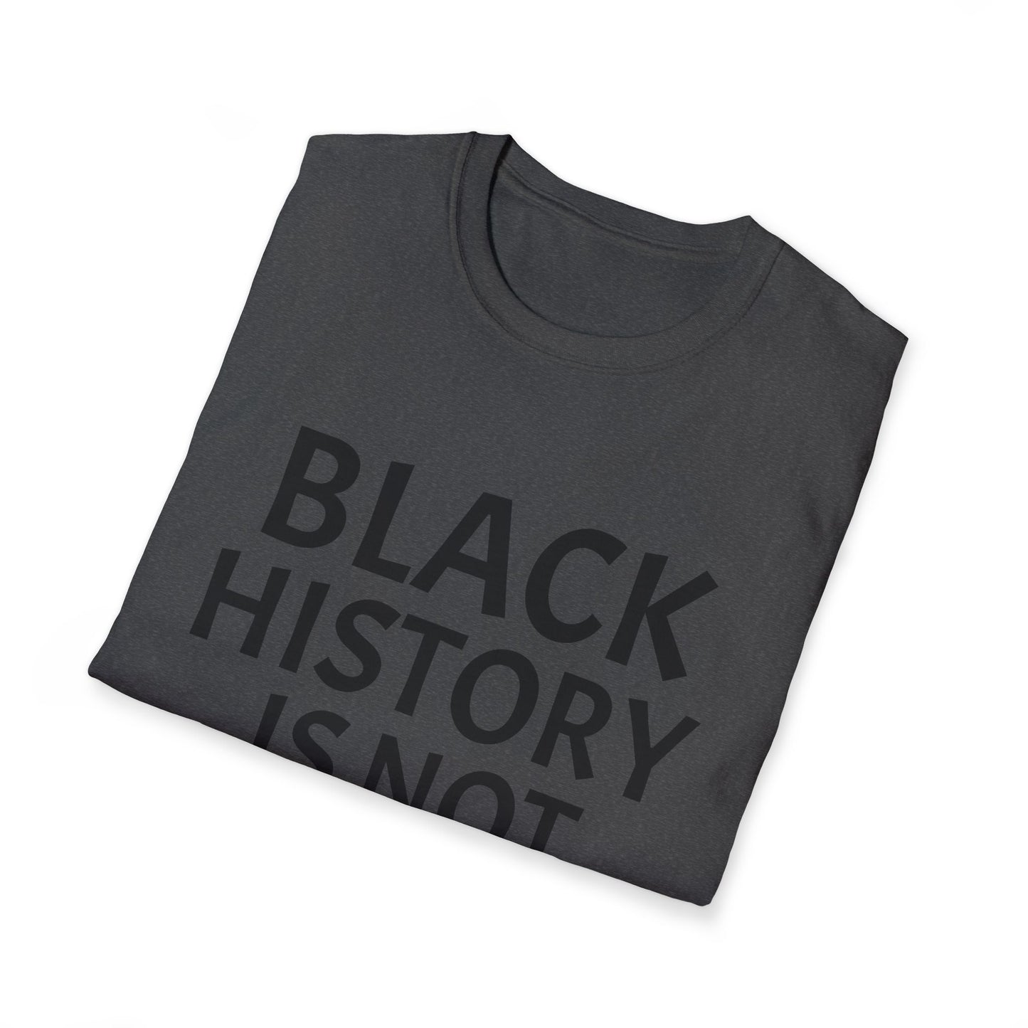 Black history is not optional Unisex Softstyle T-Shirt