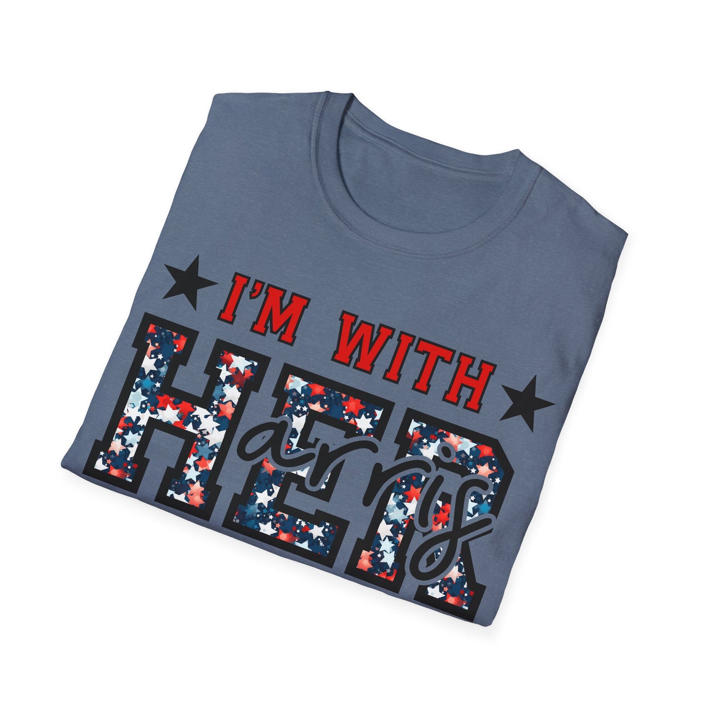 I'm with her 2024 Unisex Softstyle T-Shirt