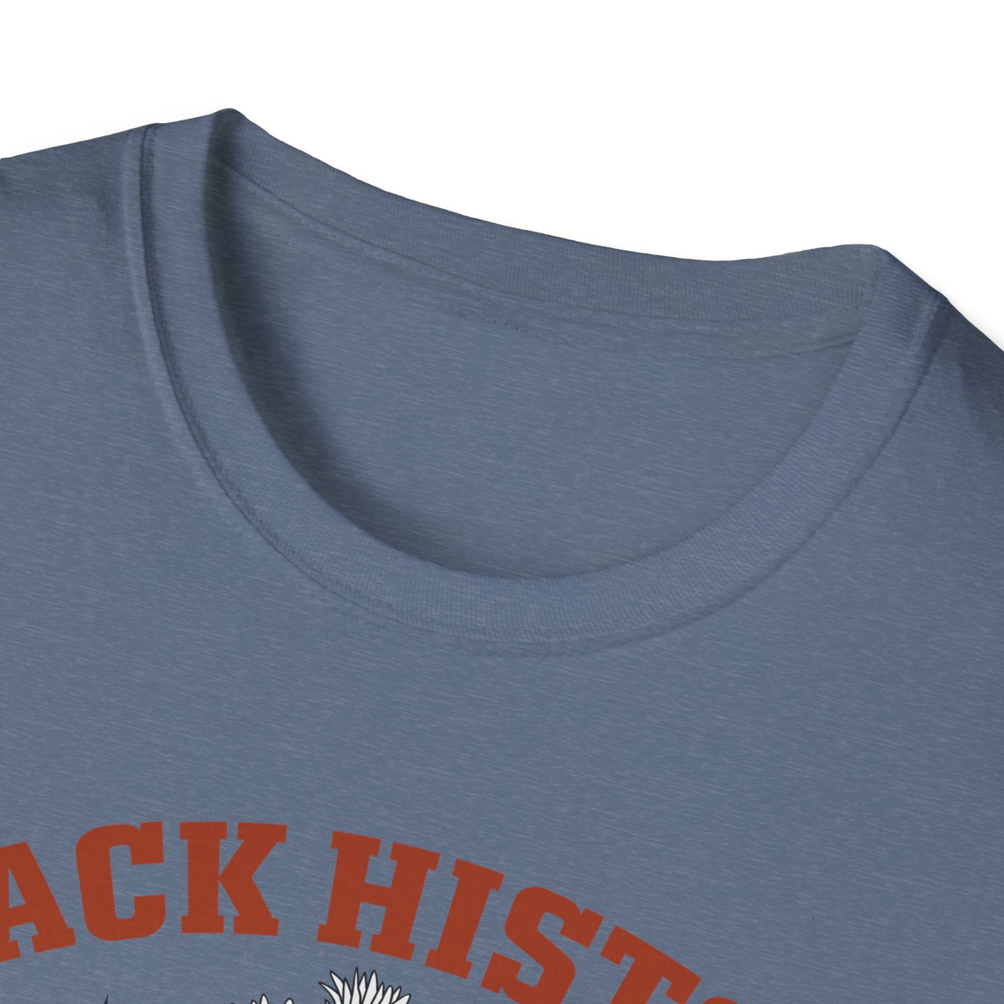 Black History book stack Unisex Softstyle T-Shirt