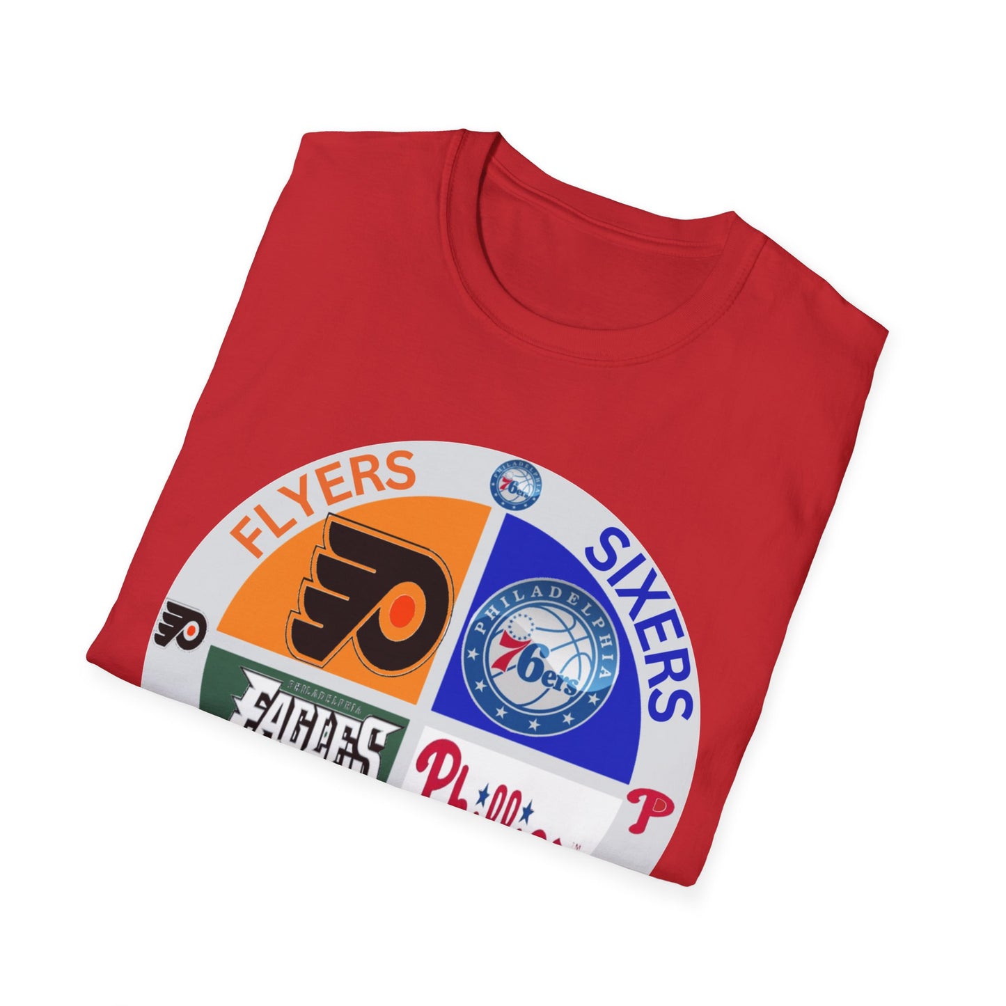 Sports Collage Philly Unisex Softstyle T-Shirt