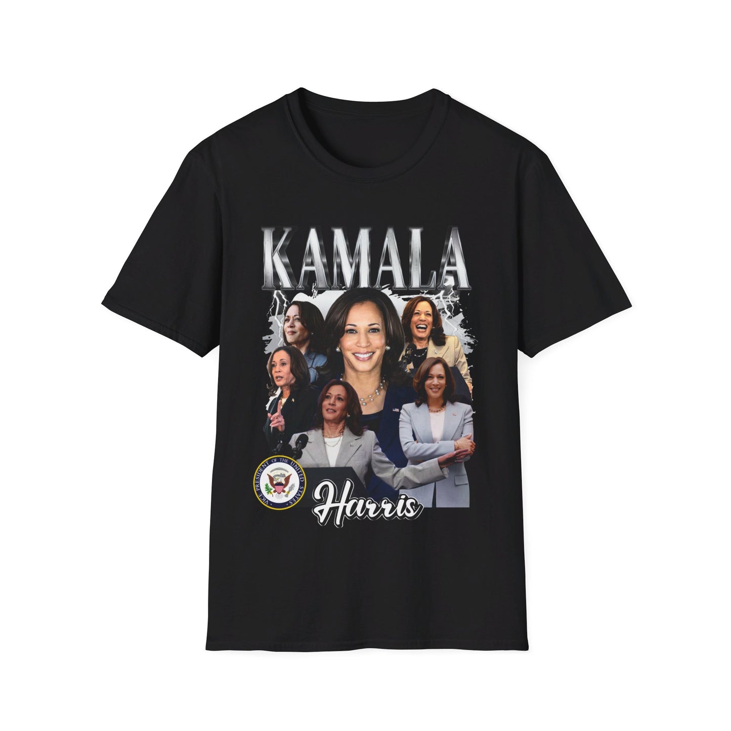 Kamala Collage Unisex Softstyle T-Shirt