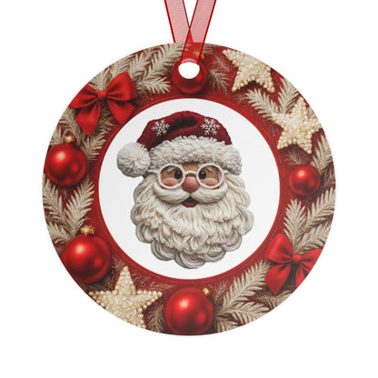 Customizable Christmas Metal Ornaments