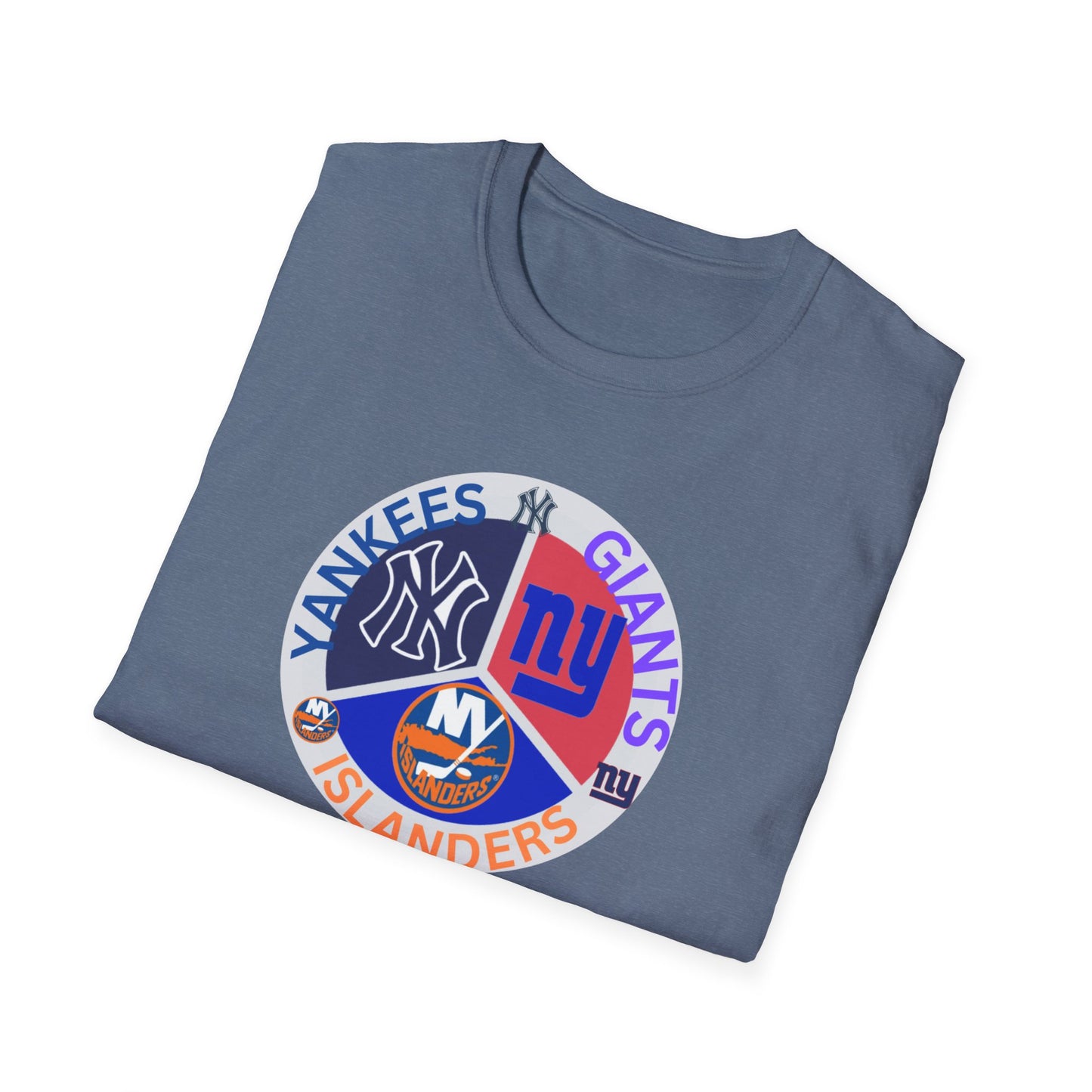 NY sports teams nyy nyg nyi Unisex Softstyle T-Shirt