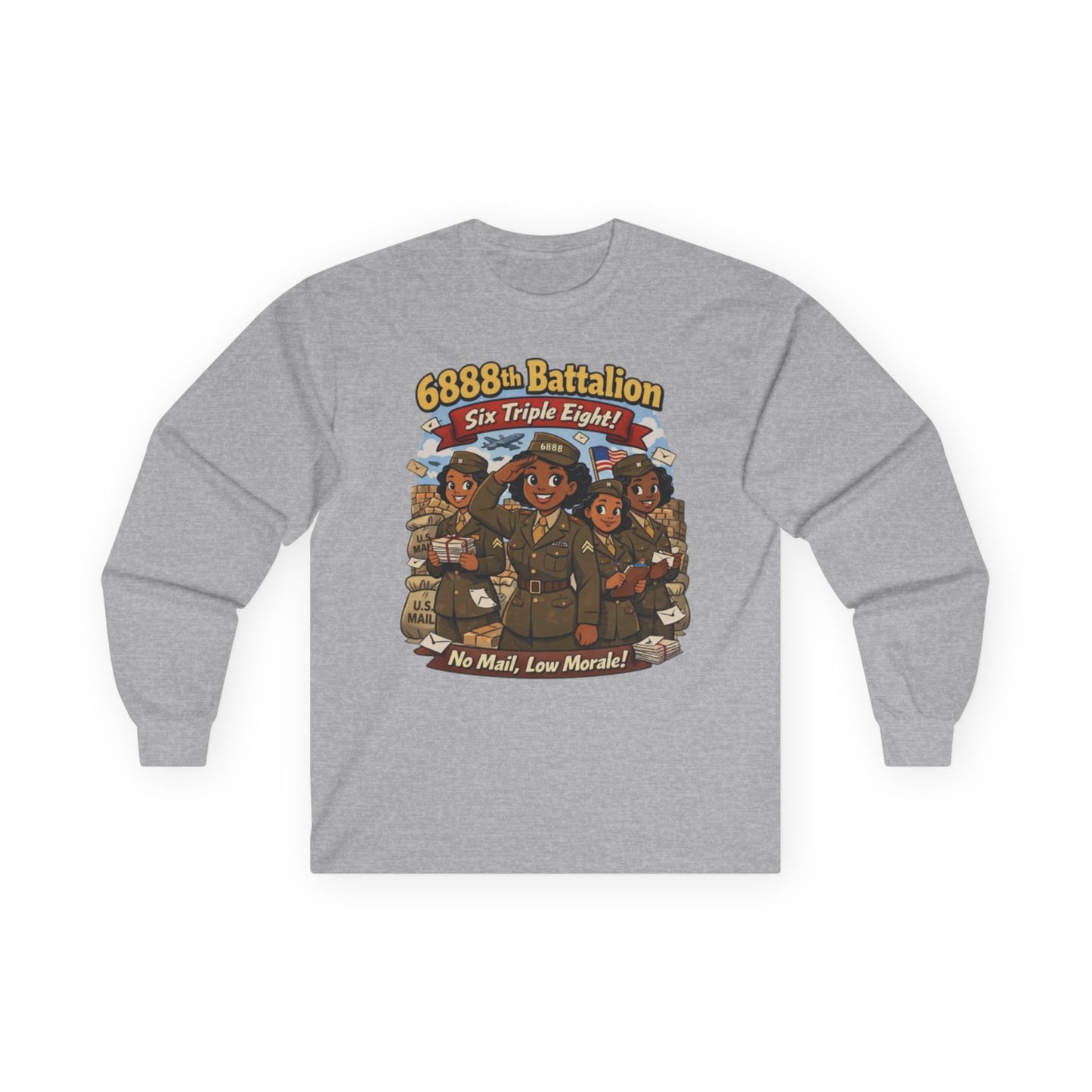 6888th Batallion Unisex Ultra Cotton Long Sleeve Tee
