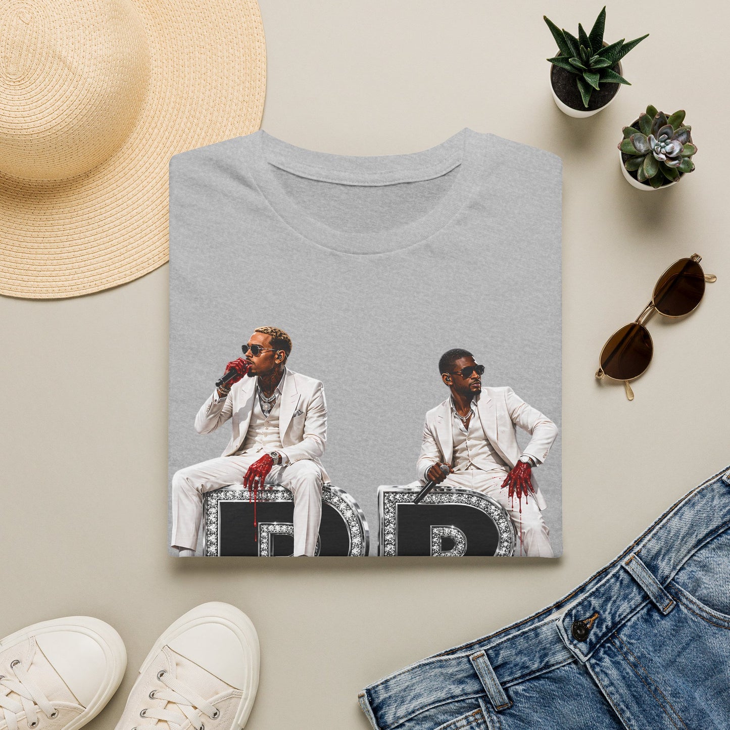 R & B Usher, Chris Unisex Softstyle T-Shirt