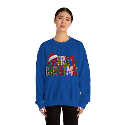 Merry Christmas, yarn Unisex Heavy Blend™ Crewneck Sweatshirt