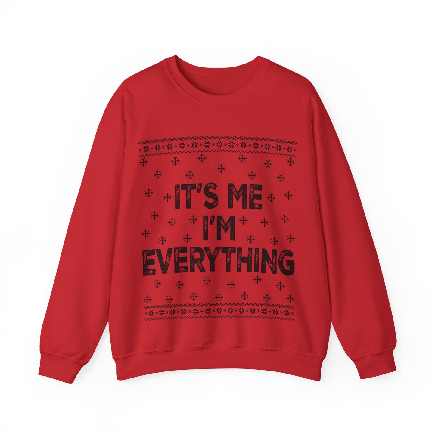 It's me I'm everything black Unisex Heavy Blend™ Crewneck Sweatshirt