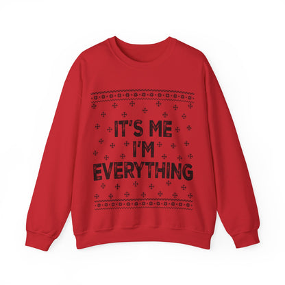 It's me I'm everything black Unisex Heavy Blend™ Crewneck Sweatshirt